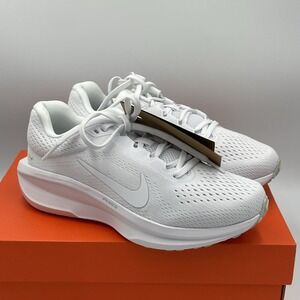 Nike Winflo 11 Running Shoes Womens Size 8.5 White Photon Dust FJ9510-100 NEW